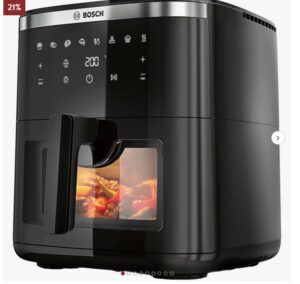 bosch Serie 6 airfryer 7,2 liter, svart